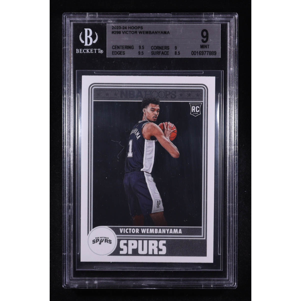 Victor Wembanyama 2023-24 Hoops #298 RC (BGS 9) at PristineAuction.com
