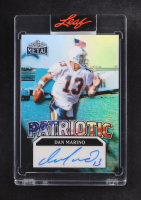 Dan Marino 2025 Leaf Metal Patriotic USA Flag Autographs #P-DMI #1/1 at PristineAuction.com