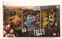 Mick Foley Signed WWE Elite Collection Action Triple Figure Set with Multiple Inscriptions (Fanatics) at PristineAuction.com