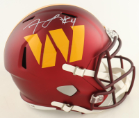 Frankie Luvu Signed Commanders Full-Size Speed Helmet (Beckett) at PristineAuction.com