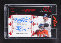 Todd Helton / Peyton Manning 2024 Leaf Ultimate Sports Signature Dual Autographs #3/3 at PristineAuction.com