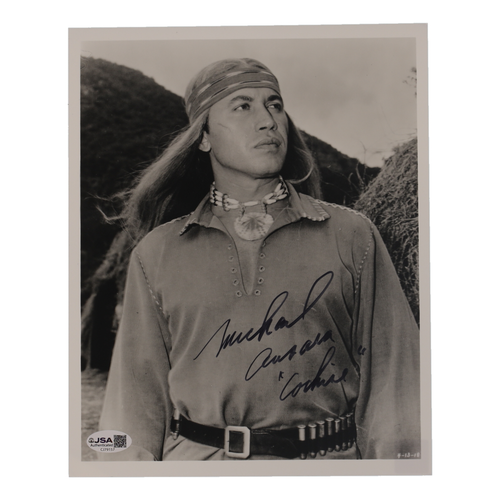 Michael Ansara Signed "Broken Arrow" 8x10 Photo Inscribed "Cochise" (JSA) at PristineAuction.com Michael Ansara Signed "Broken Arrow" 8x10 Photo Inscribed "Cochise" (JSA) at PristineAuction.com