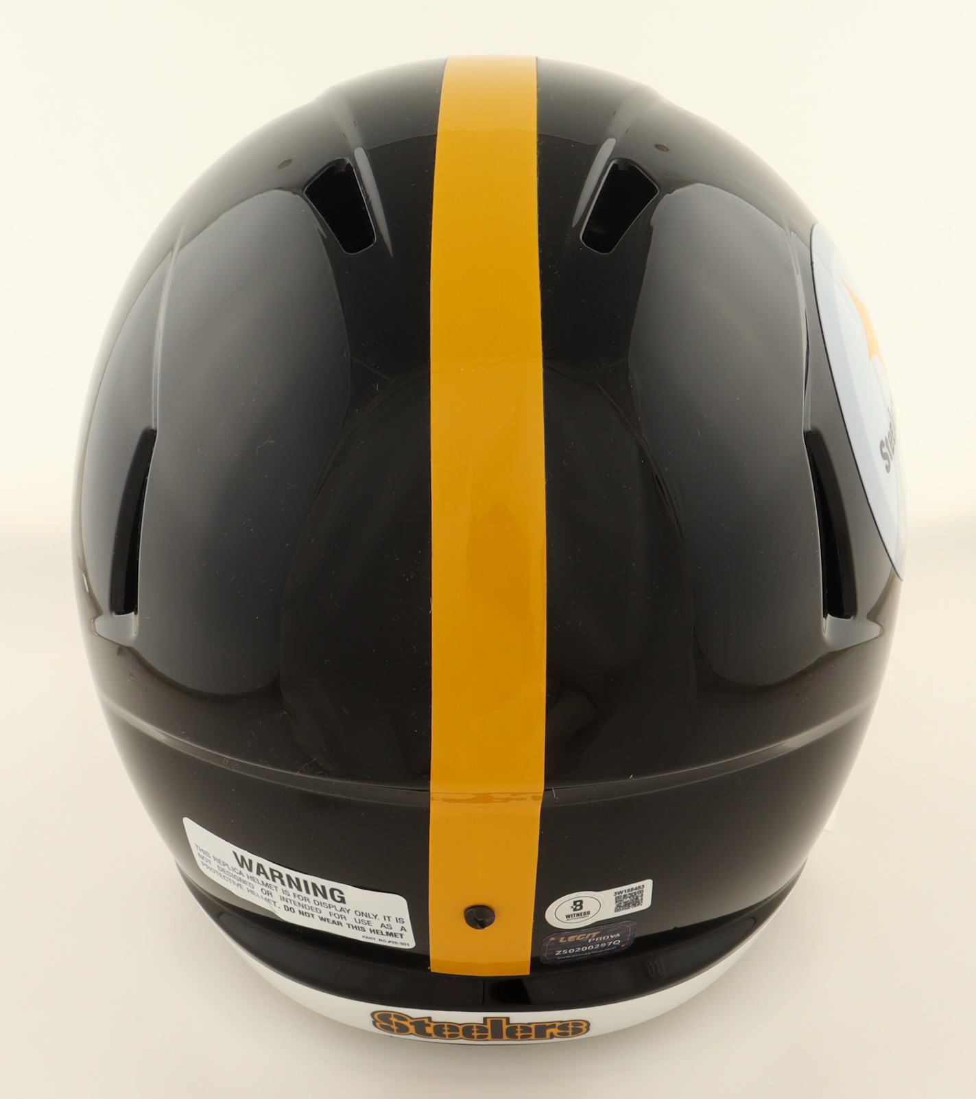 Kaleb Johnson Signed Steelers Full-Size Speed Helmet (Beckett) at PristineAuction.com Kaleb Johnson Signed Steelers Full-Size Speed Helmet (Beckett) at PristineAuction.com