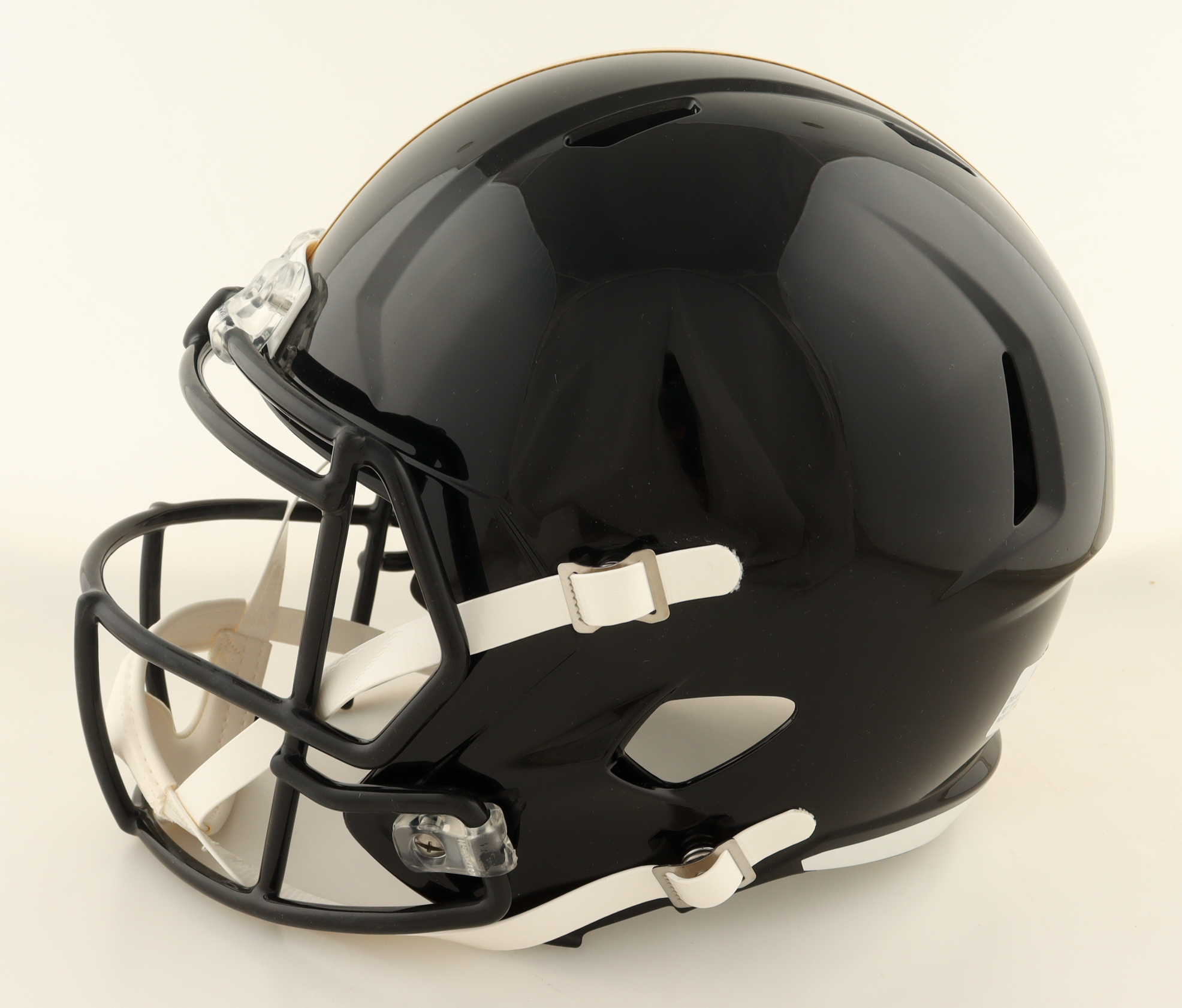 Kaleb Johnson Signed Steelers Full-Size Speed Helmet (Beckett) at PristineAuction.com Kaleb Johnson Signed Steelers Full-Size Speed Helmet (Beckett) at PristineAuction.com