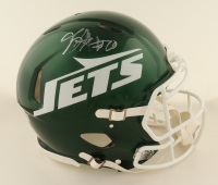 Breece Hall Signed Jets Full-Size Authentic On-Field Alternate Speed Helmet (Fanatics) at PristineAuction.com