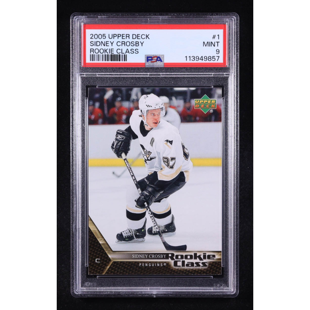 Sidney Crosby 2005-06 UD Rookie Class #1 RC (PSA 9) at PristineAuction.com