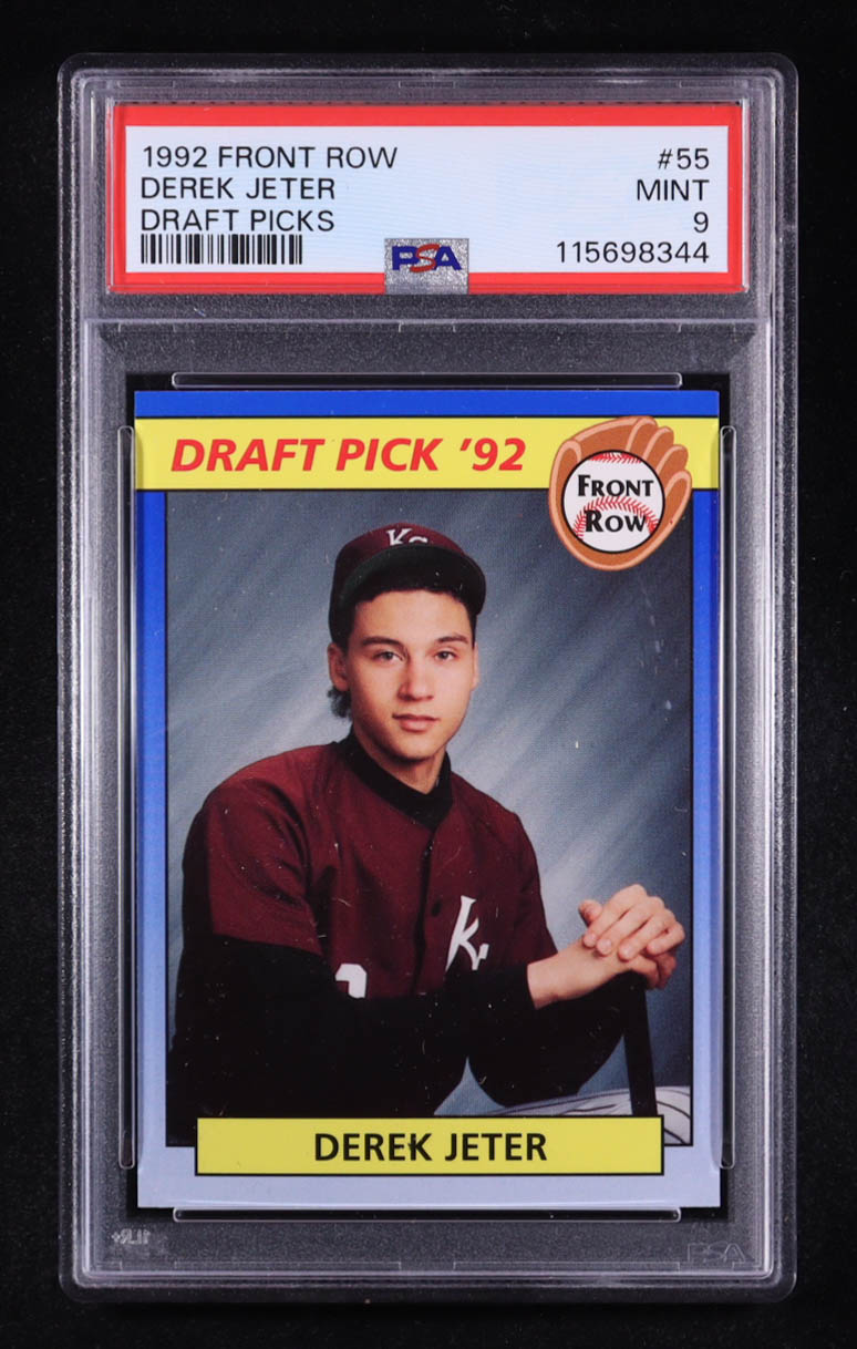 Derek Jeter 1992 Front Row Draft Picks #55 RC (PSA 9) at PristineAuction.com Derek Jeter 1992 Front Row Draft Picks #55 RC (PSA 9) at PristineAuction.com