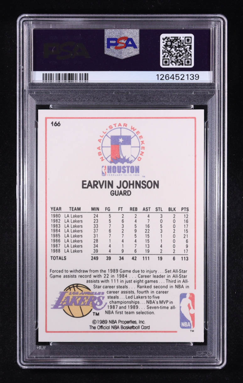 Magic Johnson 1989-90 Hoops #166 AS (PSA 10) at PristineAuction.com Magic Johnson 1989-90 Hoops #166 AS (PSA 10) at PristineAuction.com