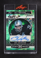 Bo Jackson 2025 Leaf Sports Heroes 1990's All Decade Team Green Autographs #D90-BJ1 #6/8 at PristineAuction.com