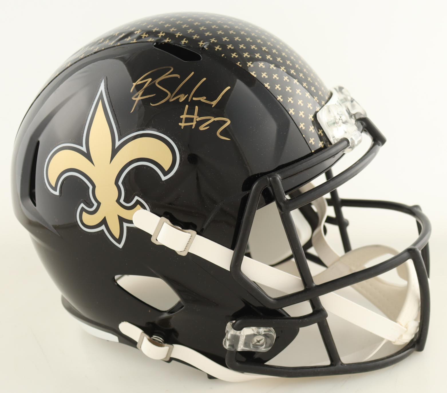 Rashid Shaheed Signed Saints Full Size Speed Helmet (Beckett) at PristineAuction.com Rashid Shaheed Signed Saints Full Size Speed Helmet (Beckett) at PristineAuction.com