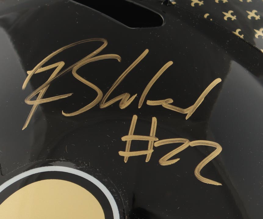 Rashid Shaheed Signed Saints Full Size Speed Helmet (Beckett) at PristineAuction.com Rashid Shaheed Signed Saints Full Size Speed Helmet (Beckett) at PristineAuction.com