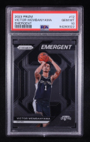 Victor Wembanyama 2023-24 Panini Prizm Emergent #12 RC (PSA 10) at PristineAuction.com