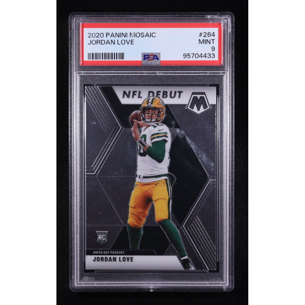 Jordan Love 2020 Panini Mosaic #264 RC (PSA 9) at PristineAuction.com