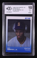 Ken Griffey Jr. 1989 Star White Blue Checklist #1 RC (BCCG 10) at PristineAuction.com
