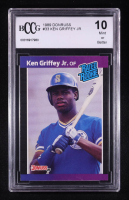 Ken Griffey Jr. 1989 Donruss Rated Rookie #33 RC (BCCG 10) at PristineAuction.com