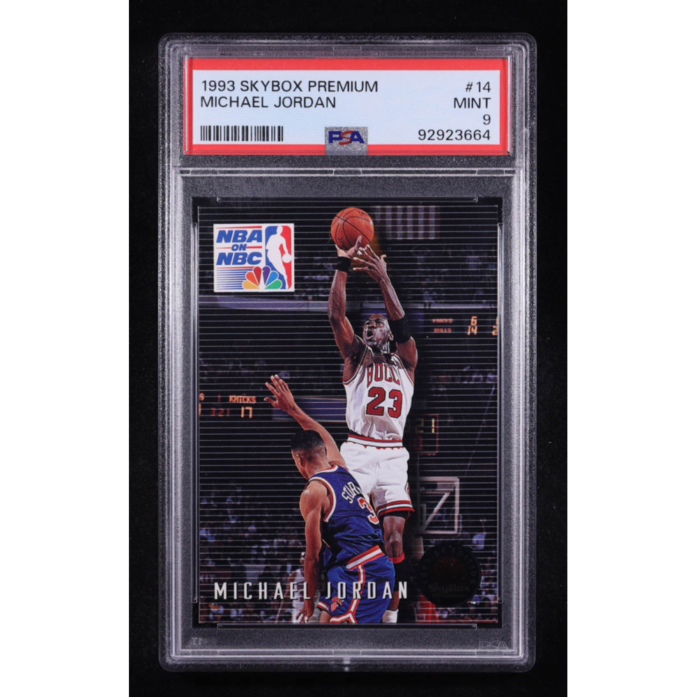 Michael Jordan 1993-94 SkyBox Premium #14 PO (PSA 9) at PristineAuction.com