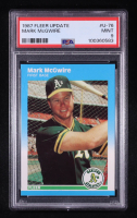 Mark McGwrire 1987 Fleer Update #U-76 RC (PSA 9) at PristineAuction.com