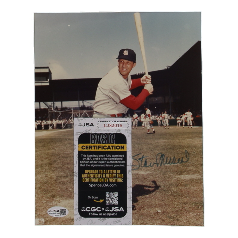 Stan Musial Signed Cardinals 8x10 Photo (JSA) at PristineAuction.com Stan Musial Signed Cardinals 8x10 Photo (JSA) at PristineAuction.com