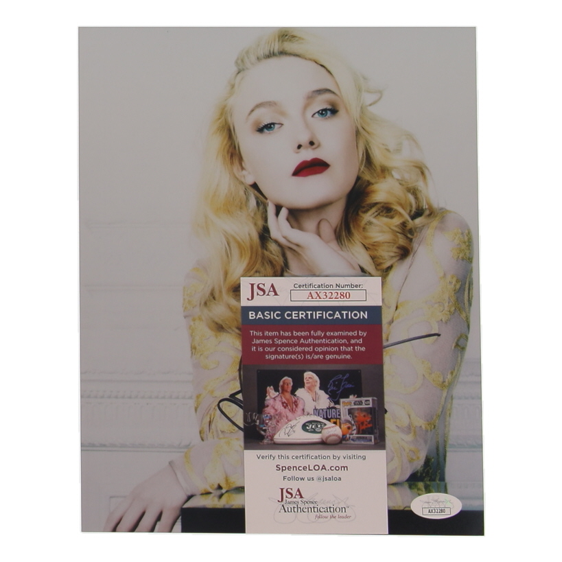 Dakota Fanning Signed 8x10 Photo (JSA) at PristineAuction.com Dakota Fanning Signed 8x10 Photo (JSA) at PristineAuction.com