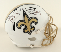Ricky Williams Signed Saints Full-Size Lunar Eclipse Alternate Speed Helmet Inscribed "Smoke Weed Everyday" (Beckett) at PristineAuction.com