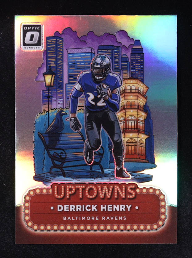 Derrick Henry 2024 Donruss Optic Uptowns #18 at PristineAuction.com Derrick Henry 2024 Donruss Optic Uptowns #18 at PristineAuction.com