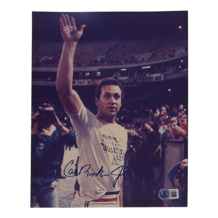 Cal Ripken Jr. Signed Orioles 8x10 Photo (Beckett) at PristineAuction.com Cal Ripken Jr. Signed Orioles 8x10 Photo (Beckett) at PristineAuction.com