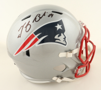 Tedy Bruschi Signed Patriots Full-Size Speed Helmet (Beckett) at PristineAuction.com