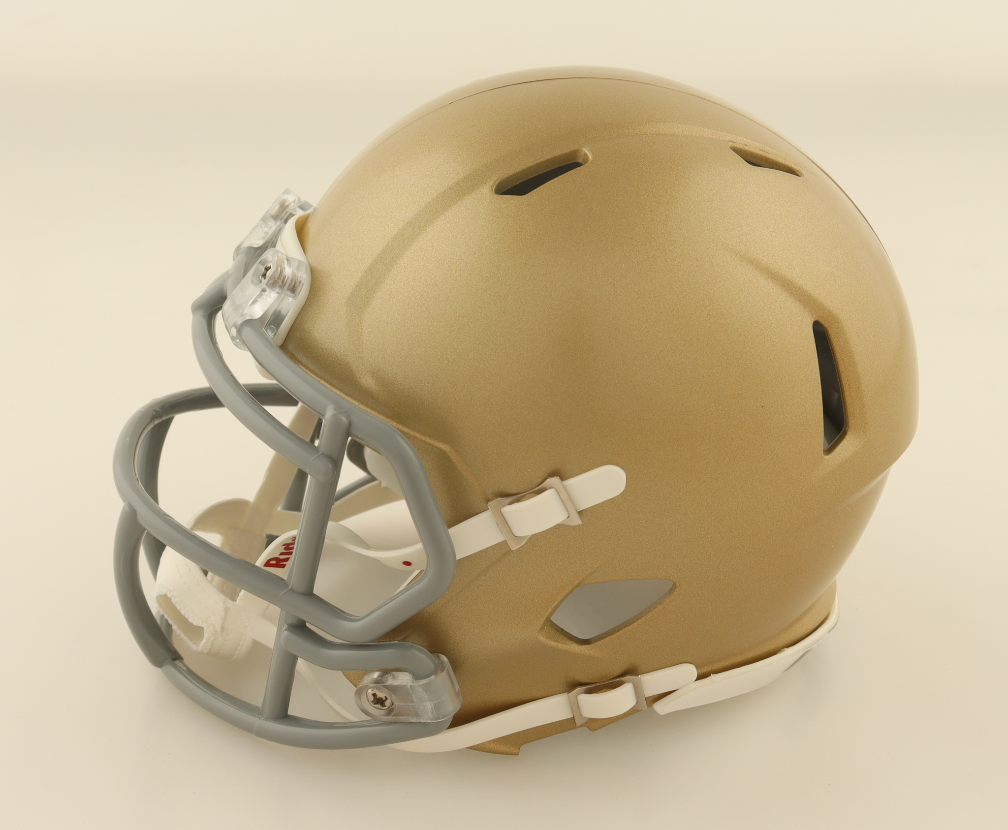 Rudy Ruettiger Signed Notre Dame Fighting Irish Speed Mini Helmet (Fanatics) at PristineAuction.com Rudy Ruettiger Signed Notre Dame Fighting Irish Speed Mini Helmet (Fanatics) at PristineAuction.com