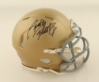 Rudy Ruettiger Signed Notre Dame Fighting Irish Speed Mini Helmet (Fanatics) at PristineAuction.com