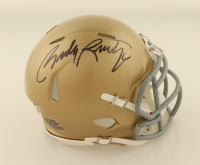 Rudy Ruettiger Signed Notre Dame Fighting Irish Speed Mini Helmet (Fanatics) at PristineAuction.com