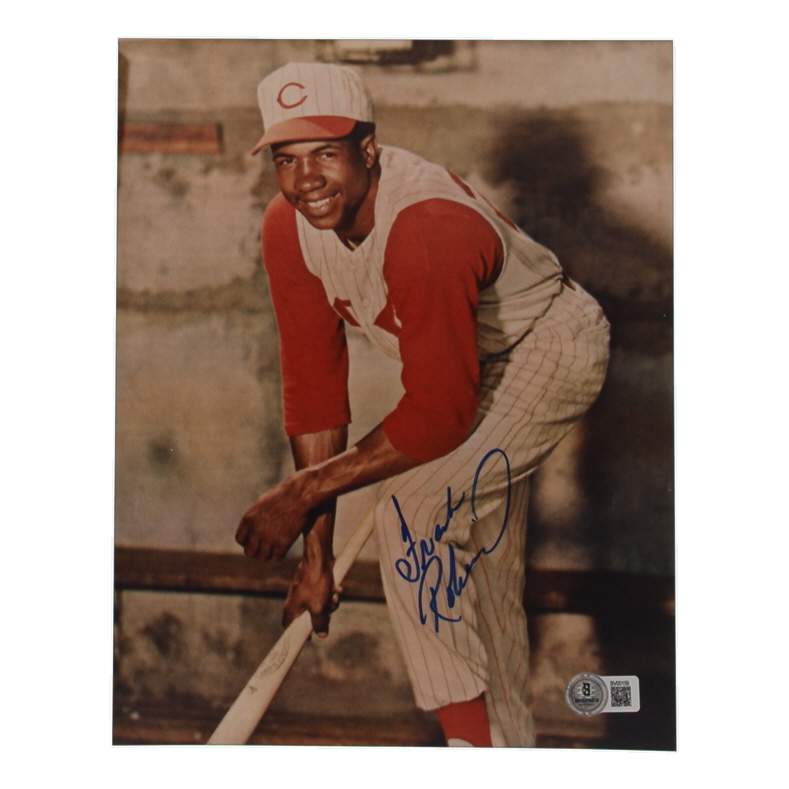 Frank Robinson Signed Reds 8x10 Photo (Beckett) at PristineAuction.com Frank Robinson Signed Reds 8x10 Photo (Beckett) at PristineAuction.com