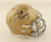 Rudy Ruettiger Signed Notre Dame Fighting Irish Speed Mini Helmet (Fanatics) at PristineAuction.com