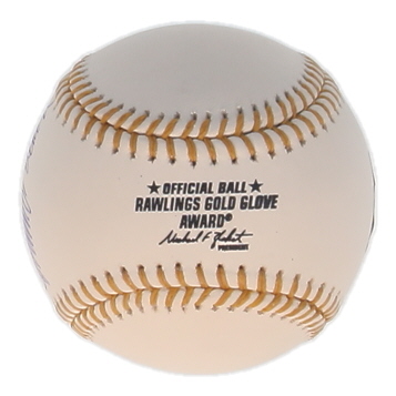 Johnny Bench Signed Gold Glove Award Logo Baseball (Fanatics) at PristineAuction.com Johnny Bench Signed Gold Glove Award Logo Baseball (Fanatics) at PristineAuction.com