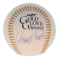 Johnny Bench Signed Gold Glove Award Logo Baseball (Fanatics) at PristineAuction.com
