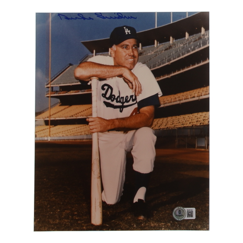 Duke Snider Signed Dodgers 8x10 Photo (Beckett) at PristineAuction.com Duke Snider Signed Dodgers 8x10 Photo (Beckett) at PristineAuction.com