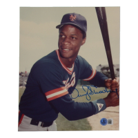 Darryl Strawberry Signed Mets 8x10 Photo (Beckett) at PristineAuction.com