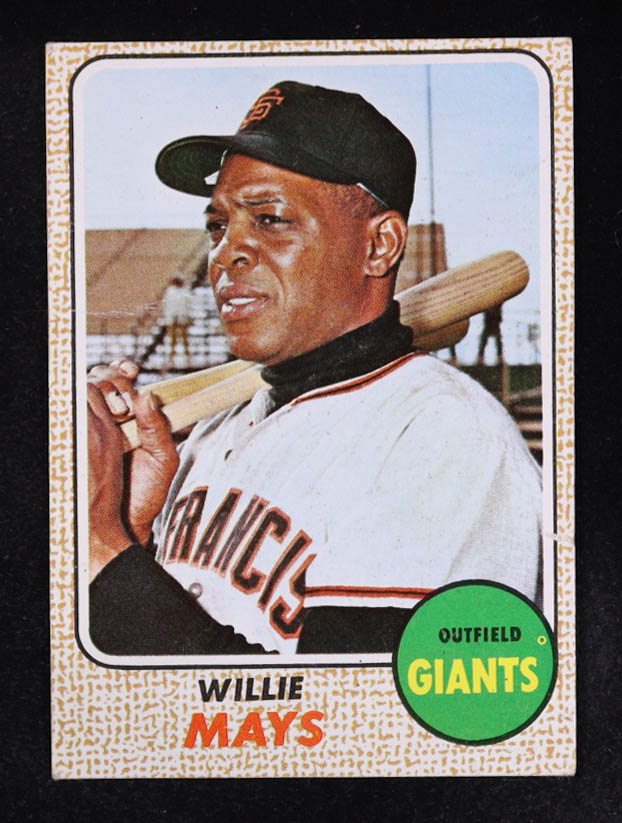Willie Mays 1968 Topps #50 at PristineAuction.com Willie Mays 1968 Topps #50 at PristineAuction.com