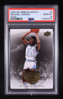 Michael Jordan 2009-10 Upper Deck Michael Jordan Legacy Collection Gold #5 (PSA 10) at PristineAuction.com