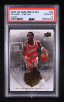 Michael Jordan 2009-10 Upper Deck Michael Jordan Legacy Collection Gold #63 (PSA 10) at PristineAuction.com