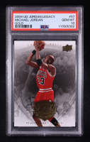 Michael Jordan 2009-10 Upper Deck Michael Jordan Legacy Collection Gold #57 (PSA 10) at PristineAuction.com