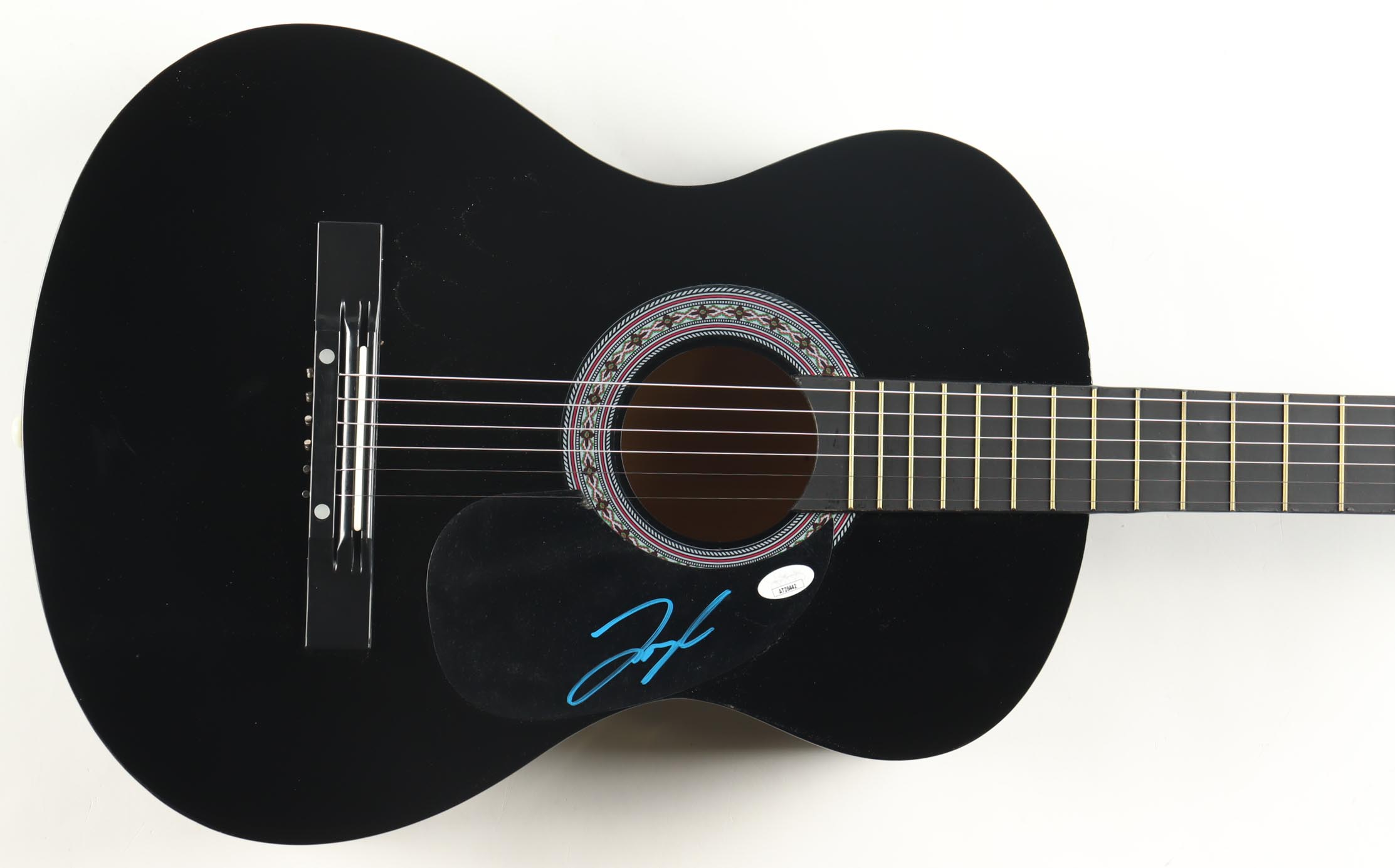 Tyler Hubbard Signed 38" Acoustic Guitar (JSA) at PristineAuction.com Tyler Hubbard Signed 38" Acoustic Guitar (JSA) at PristineAuction.com