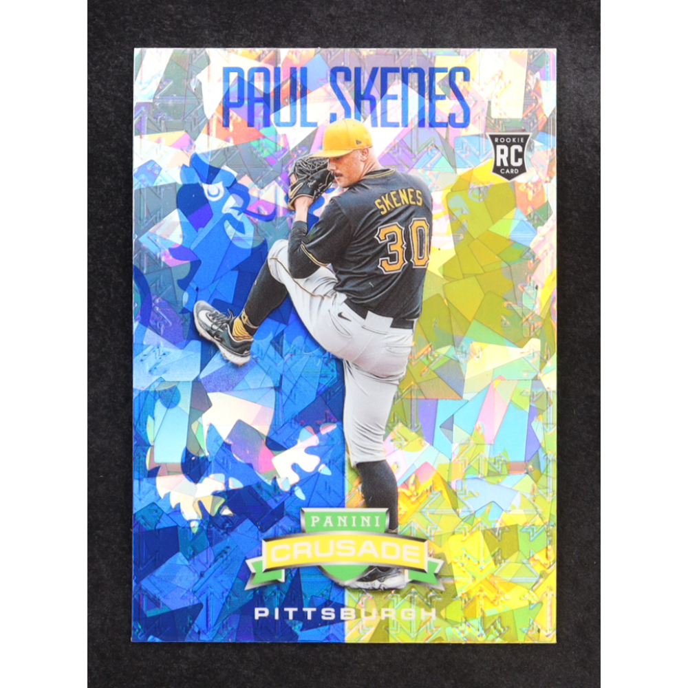 Paul Skenes 2024 Panini Crusade Crusade Cracked Ice #84 RC at PristineAuction.com