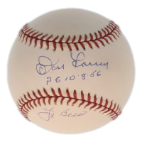 Yogi Berra & Don Larsen Signed OAL Baseball Inscribed "PG 10-8-56" (JSA) at PristineAuction.com