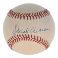 Hank Aaron Signed ONL Baseball (JSA) at PristineAuction.com