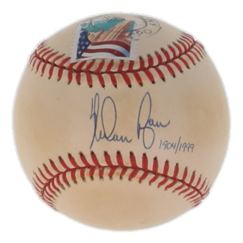 Nolan Ryan Signed LE OAL Baseball With Postal Stamp (JSA) at PristineAuction.com