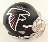 Julio Jones Signed Falcons Full-Size Authentic On-Field Speed Helmet (Fanatics) at PristineAuction.com