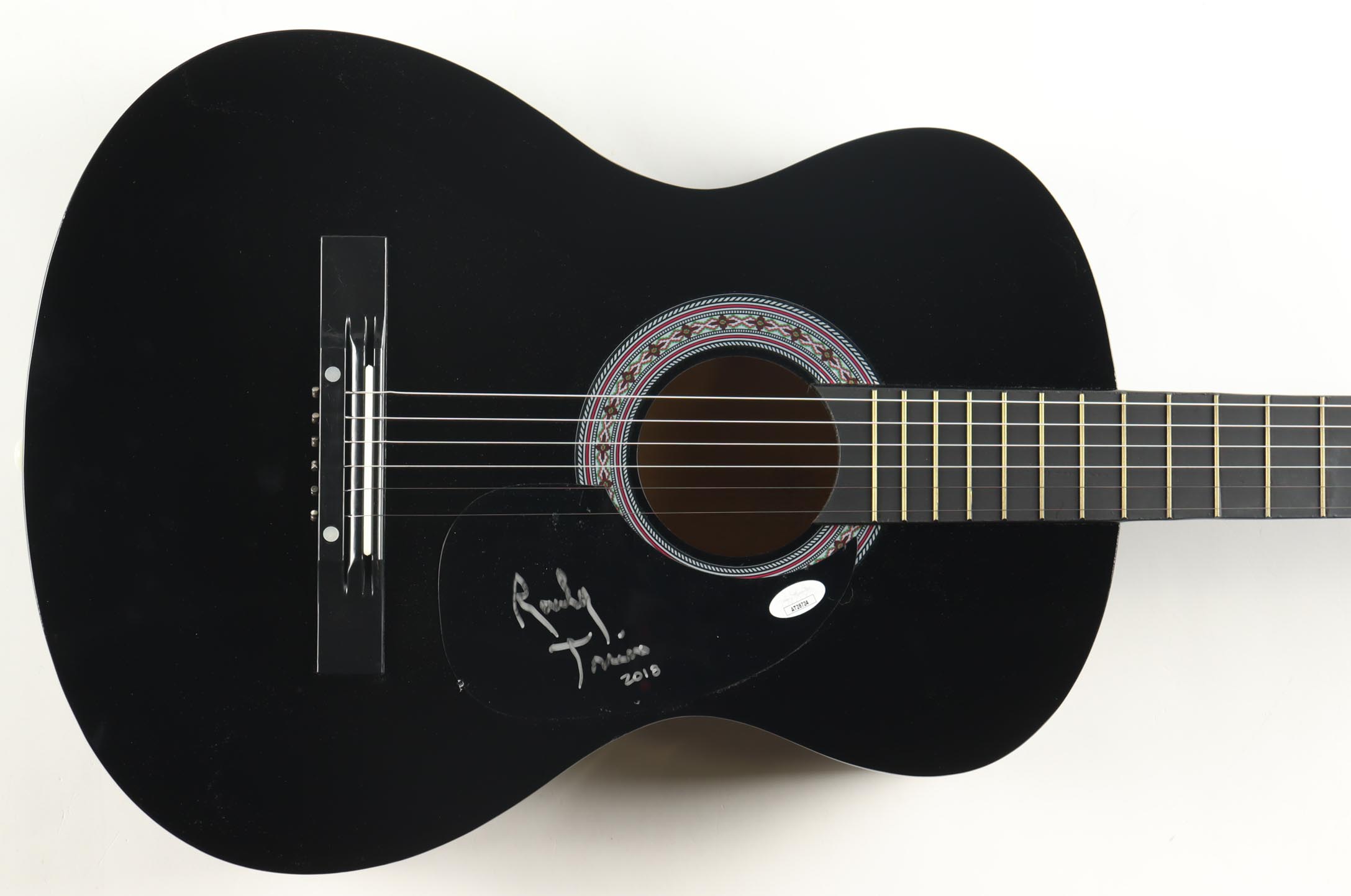 Randy Travis Signed 38" Acoustic Guitar Inscribed "2018" (JSA) at PristineAuction.com Randy Travis Signed 38" Acoustic Guitar Inscribed "2018" (JSA) at PristineAuction.com
