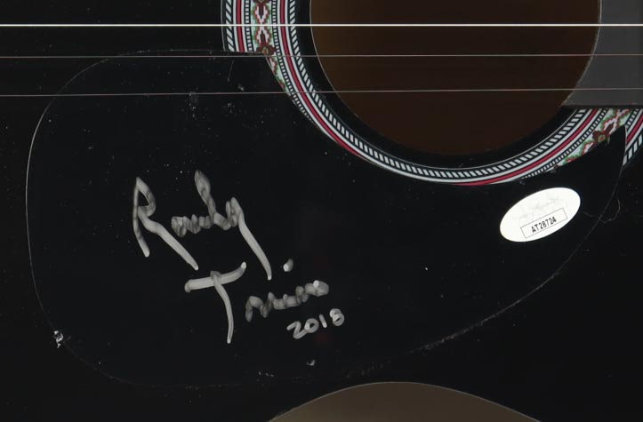 Randy Travis Signed 38" Acoustic Guitar Inscribed "2018" (JSA) at PristineAuction.com Randy Travis Signed 38" Acoustic Guitar Inscribed "2018" (JSA) at PristineAuction.com
