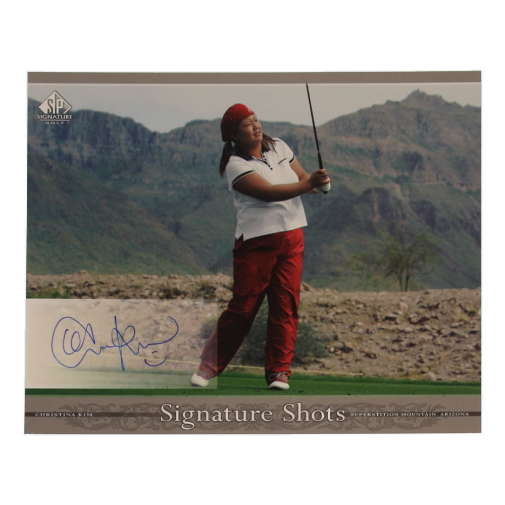 Christina Kim 2005 SP Signature Shots Jumbo 8x10 Autograph #KI at PristineAuction.com