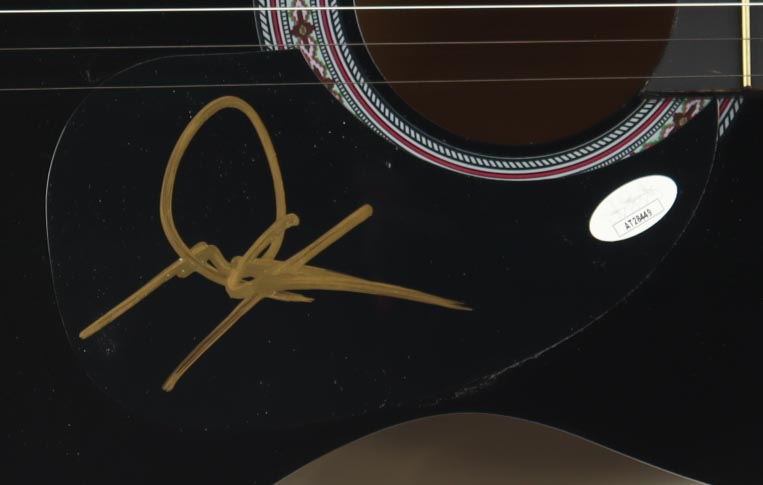 Dwight Yoakam Signed 38" Acoustic Guitar (JSA) at PristineAuction.com Dwight Yoakam Signed 38" Acoustic Guitar (JSA) at PristineAuction.com